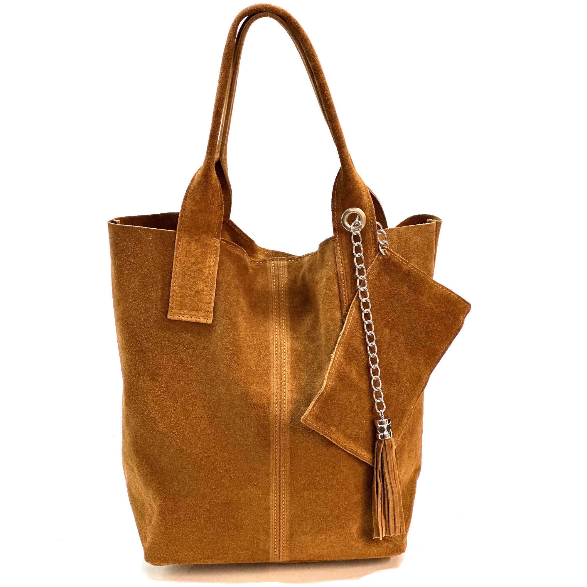 KMISSO Henkeltasche Große Beutel Wild Leder Tasche Shopper Henkel Schulter Tasche 30704 (1-tlg), im eleganten Look