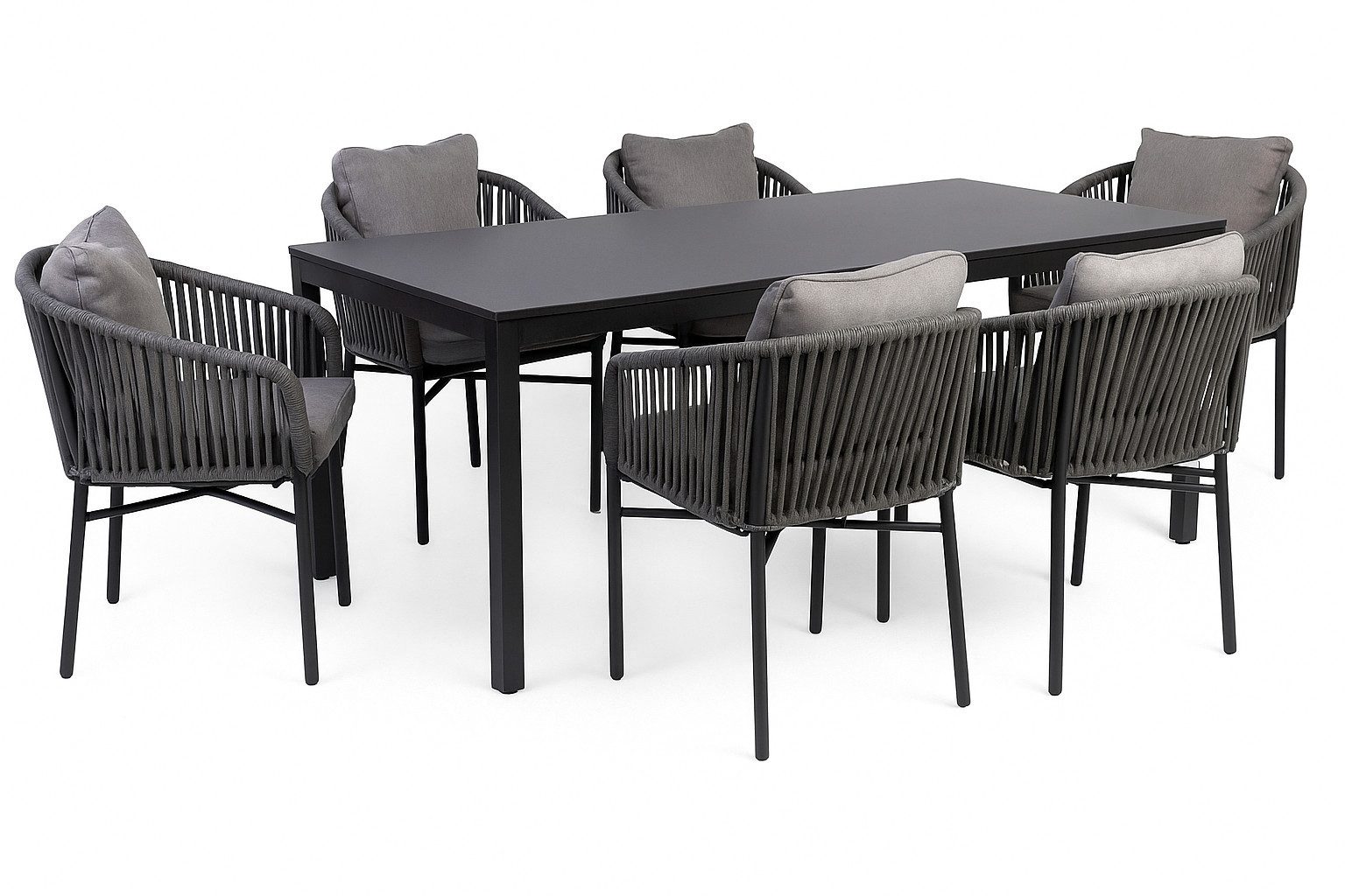 Greemotion Garten-Essgruppe [Calgary] Gartenmöbel-Set, inkl. Kissen