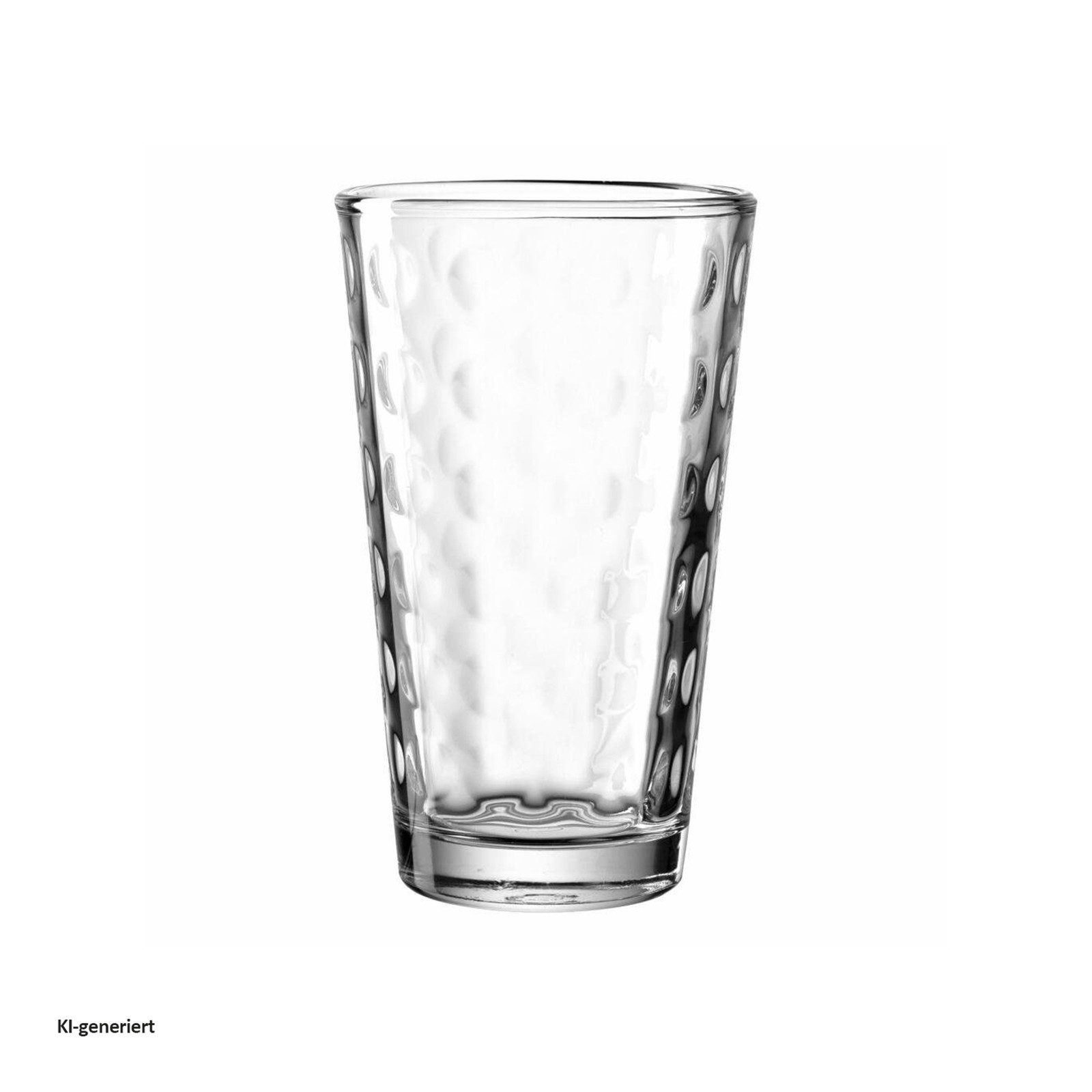 LEONARDO Glas Trinkglas XL Optic, 1-tlg., Glas, Saftglas Wasserglas Longdrinkglas