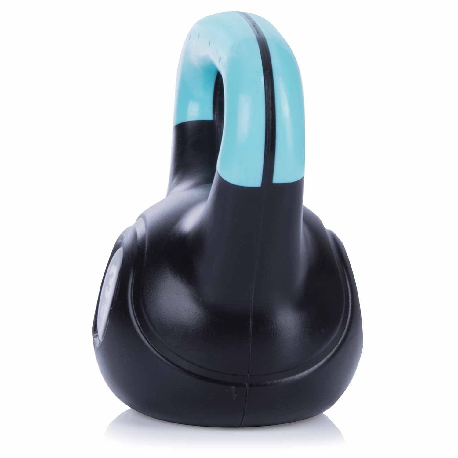 Body & Mind Kettlebell Body & Mind Kettlebell 2–20 kg – Profi Kettlebell mit Kunststoffmantel, (Profi Schwunghantel), Kraftraining Workout Gewicht (3 kg)