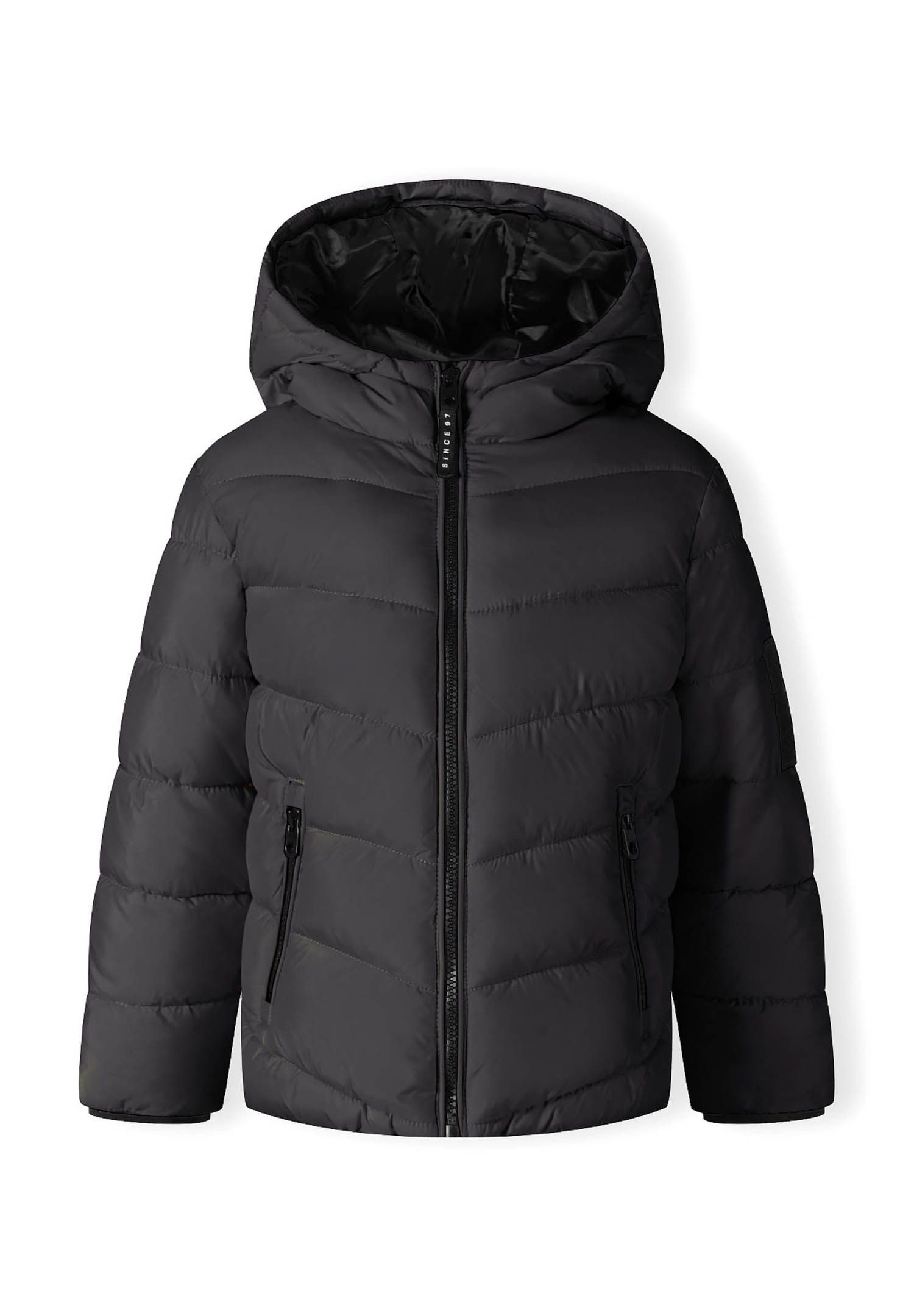Winterjacke Steppjacke mit Kapuze und reflektierendem Print  (2y-14y)