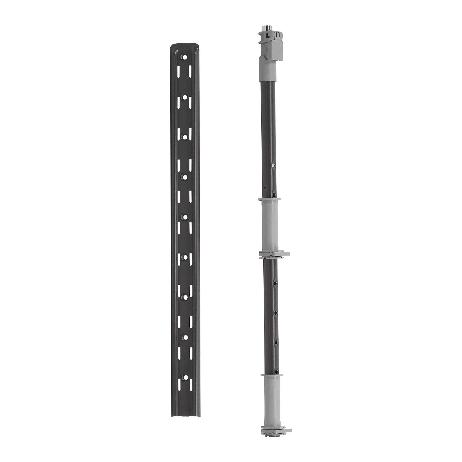 Kesseböhmer Auszugsboden Kesseböhmer Set Achsrohr LeMans II anthrazit, Höhe: 720 - 900 mm