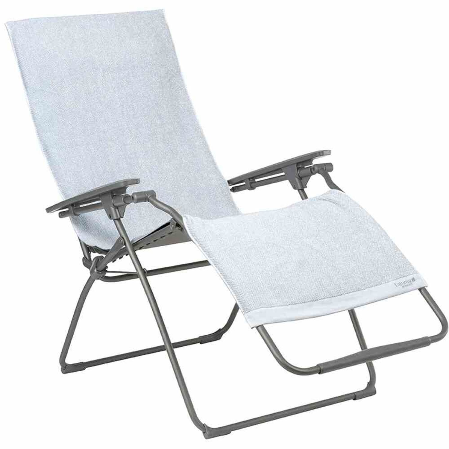 Lafuma Polsterauflage Frotteeauflage zu Relaxsesseln, grau (embrun) zu Lafuma Relaxsesseln