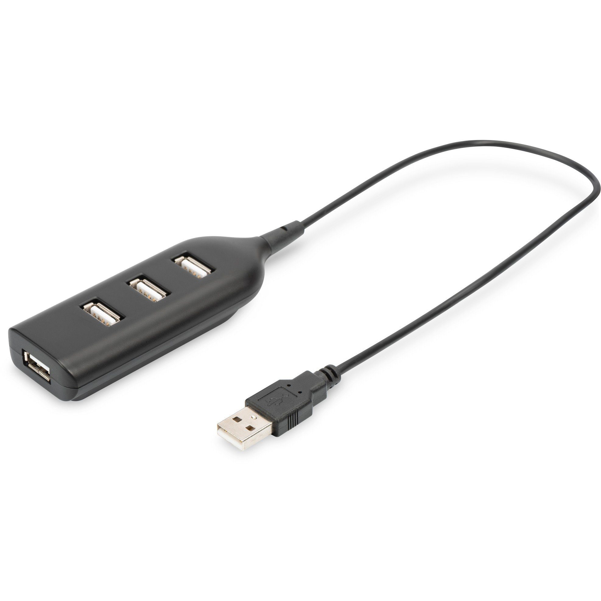 USB-Verteiler ASSMANN USB2.0 Hub 4-port bus powered 4xUSB A/F 1xUSB A/M non branded