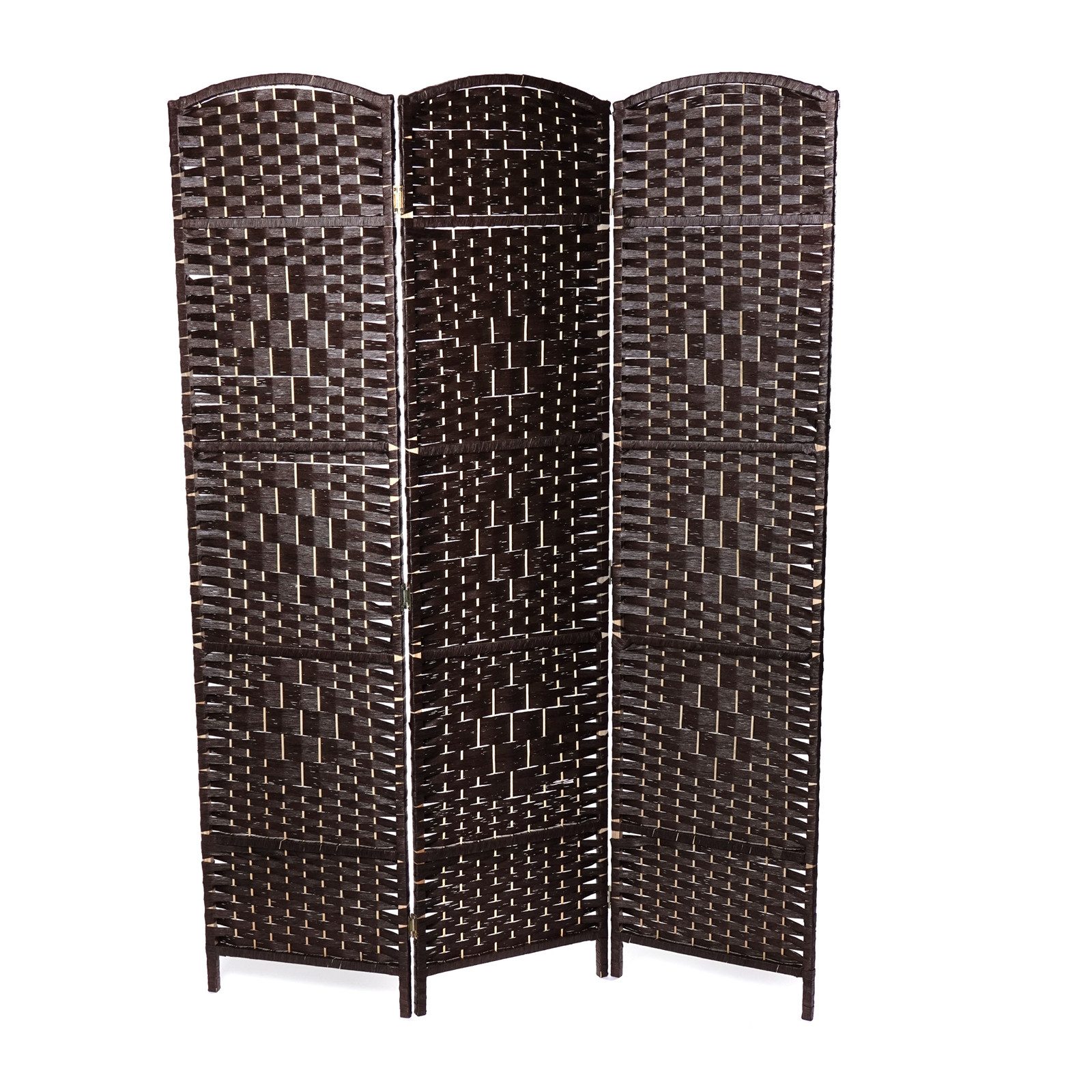 CREEDWOOD Paravent RAUMTEILER "QUINN", Holz, 168x120cm, Natur Paravent Sichtschutz, Fa