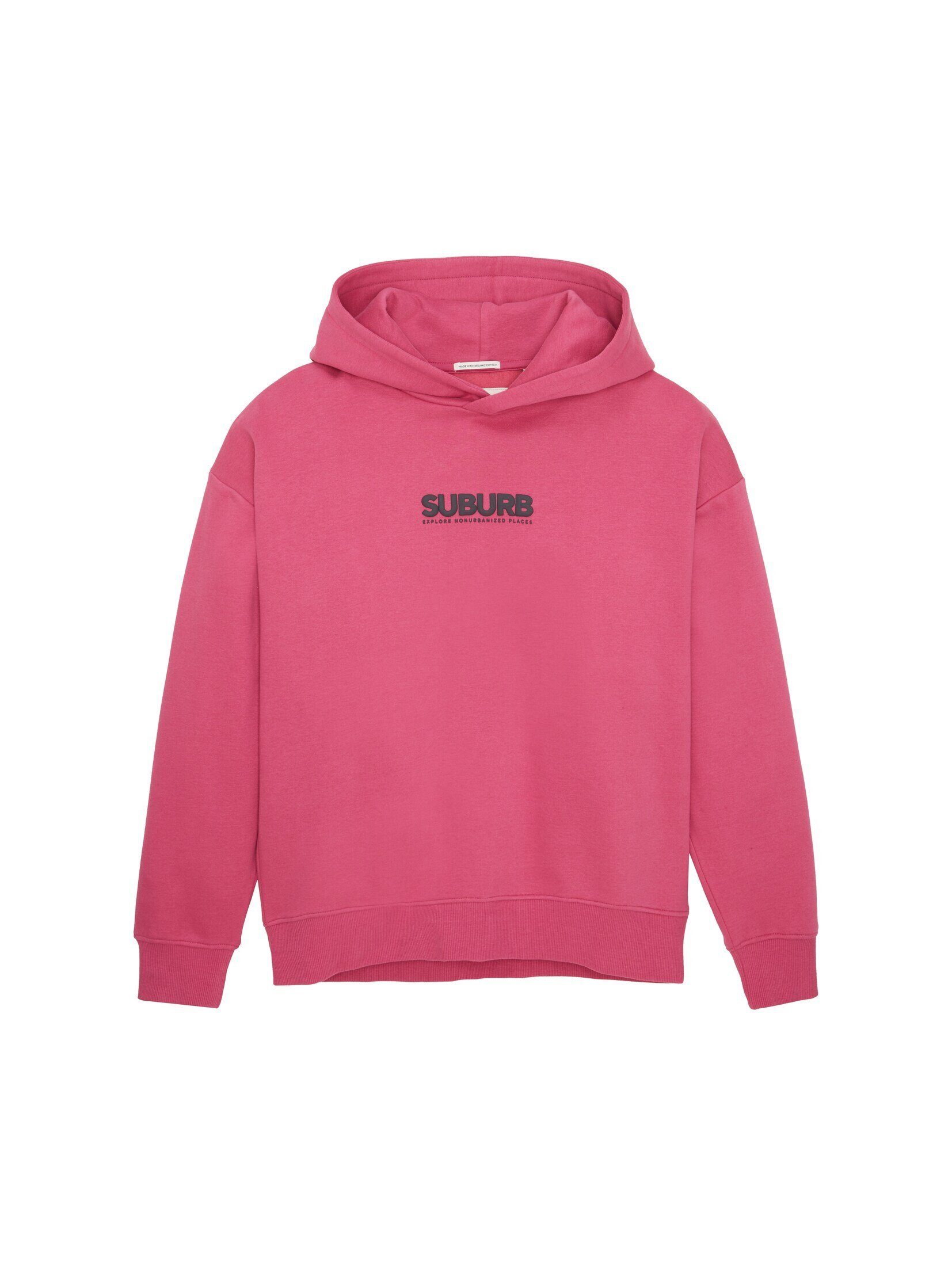 TOM TAILOR Hoodie Oversized Hoodie mit Bio-Baumwolle