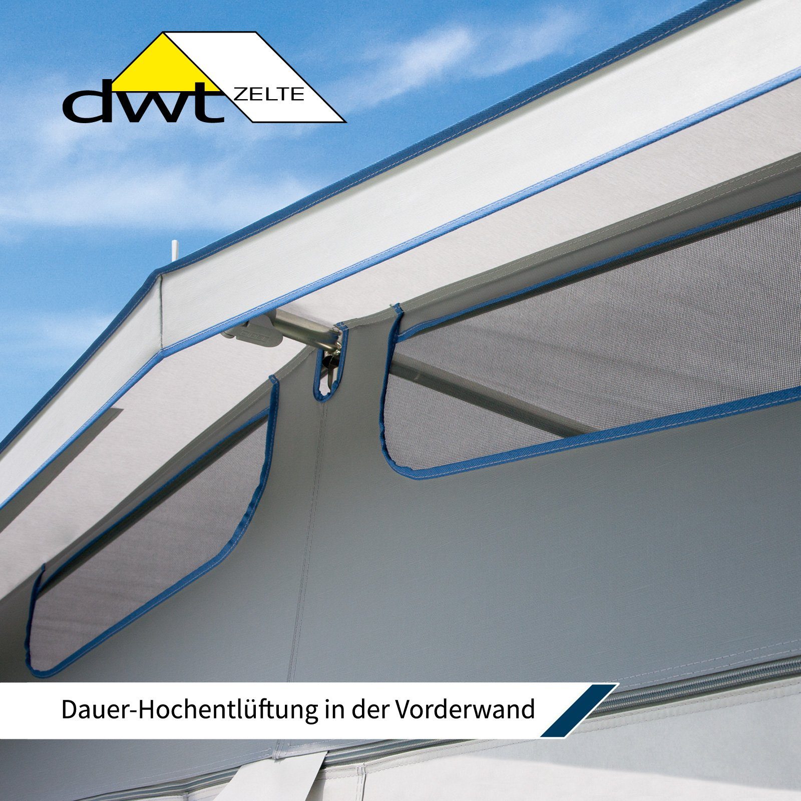 dwt Vorzelt Prinz Plus 300 inkl. SPAR-PAKET PRO 28, Gr. 11 (851-880 cm)