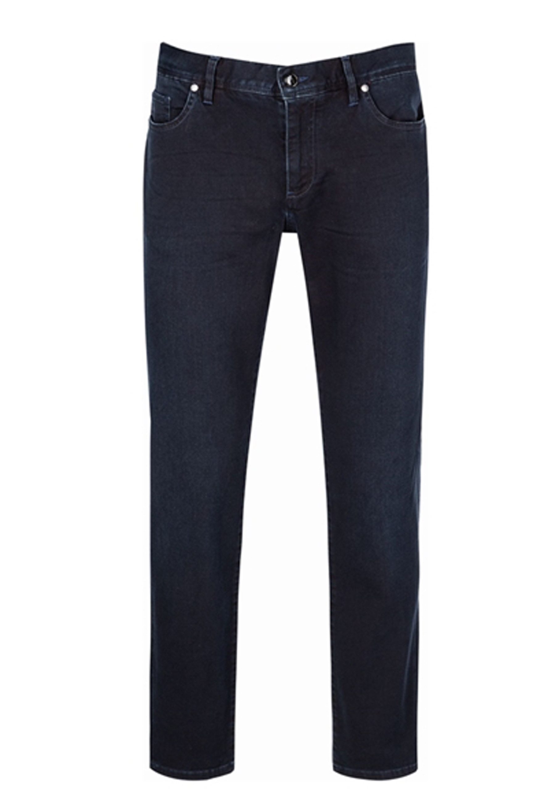 Alberto 5-Pocket-Jeans Alberto Herren Jeans Pipe Premium Business - grau (1-tlg)
