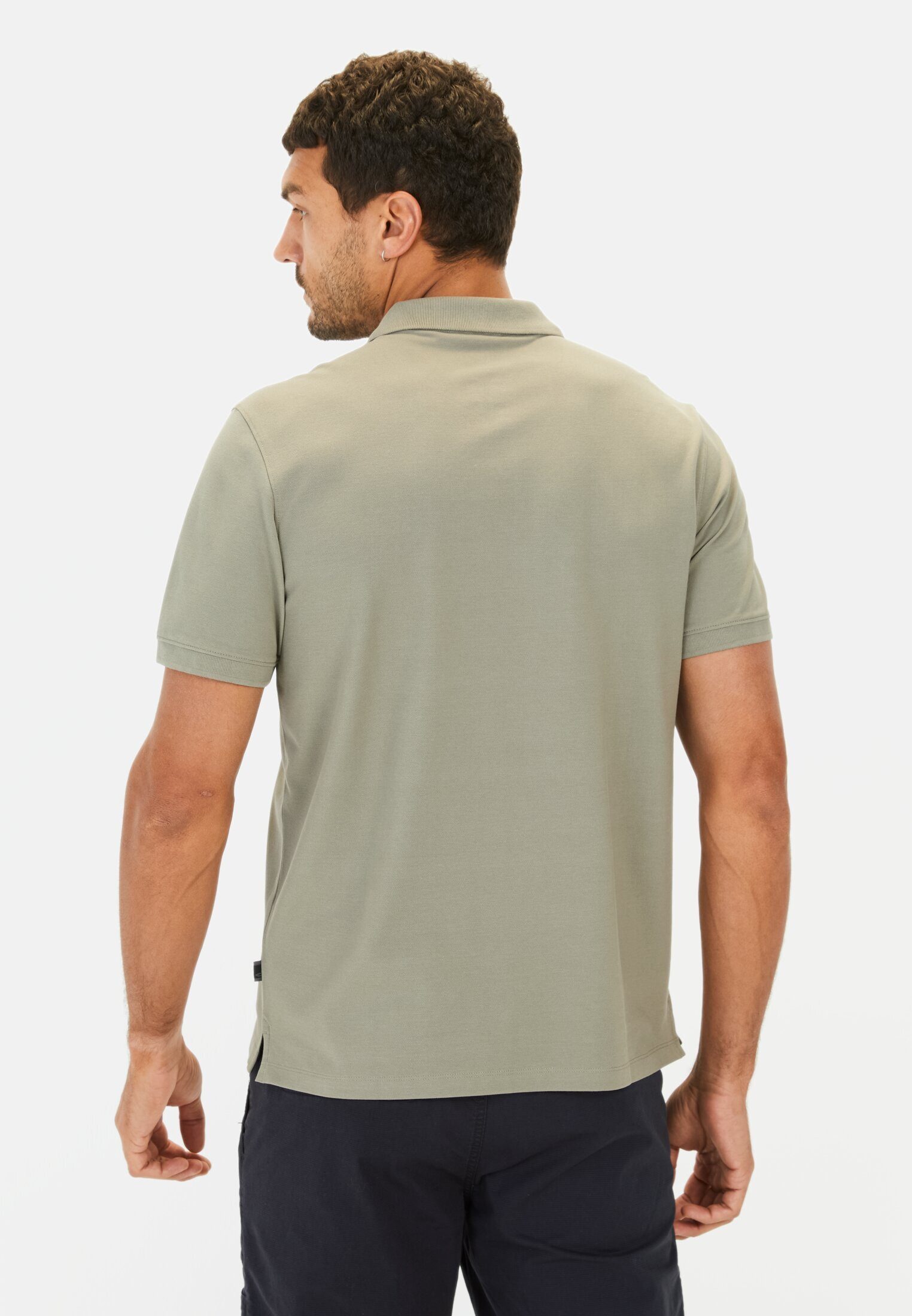 camel active Poloshirt aus einem Baumwollmix Kurzarm Polo Shirts_Poloshirt günstig online kaufen