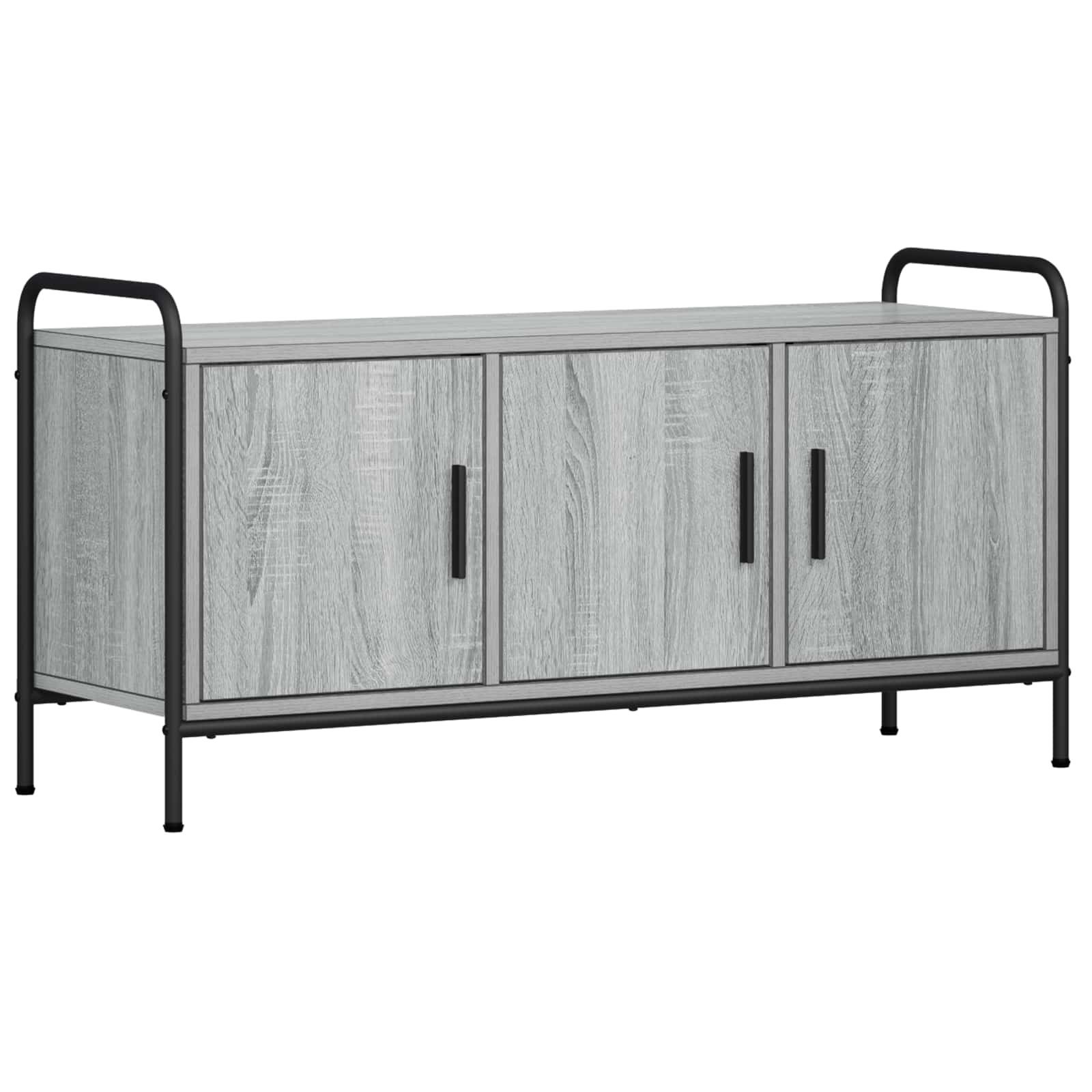 vidaXL TV-Schrank TV-Schrank 79,5 x 33 x 50 cm Sonoma-Grau Holzwerkstoff (1-St)