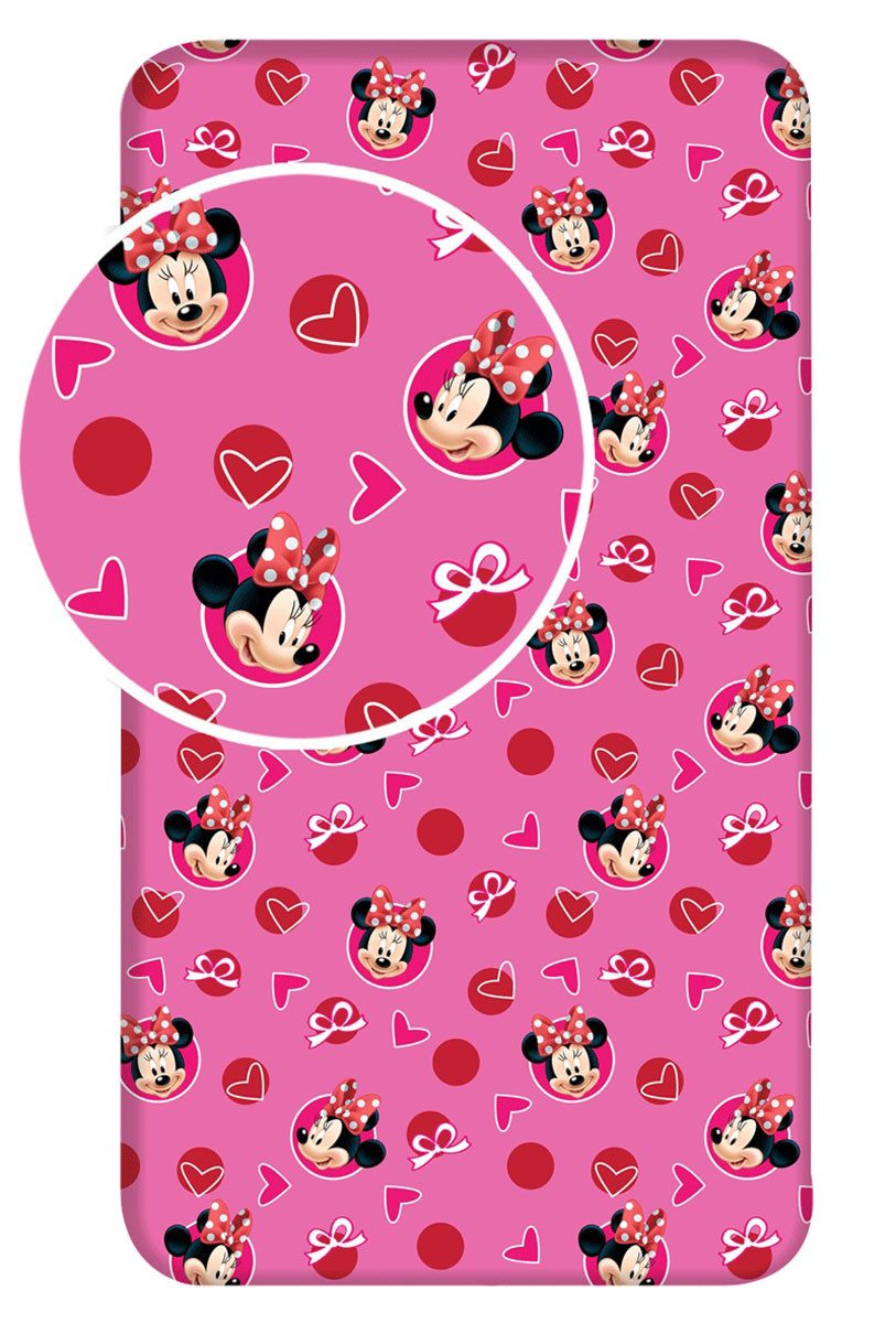 Disney Натяжные простыни Minnie, Frottee, Gummizug: an den Ecken, (1 Stück)