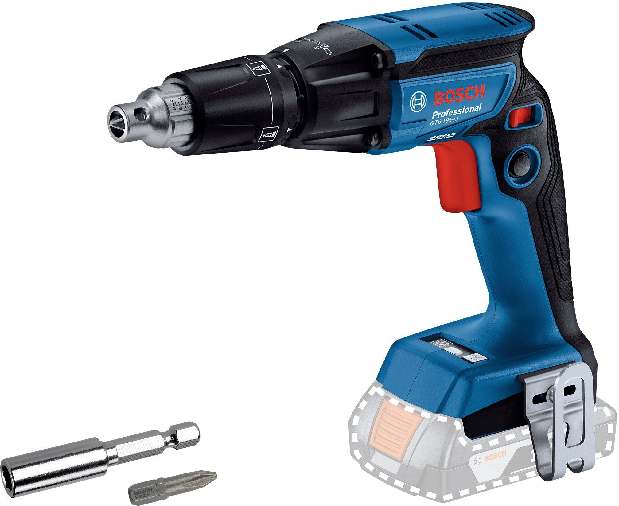 Bosch Professional ohne ohne Ladegerät 6 Akku-Trockenbauschrauber Nm, GTB 18V-45 (solo;, Akku