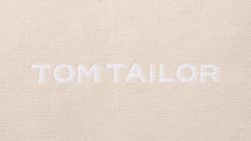 TOM TAILOR HOME Dekokissen Logo, mit eingewebtem Markenlogo, Kissenhülle ohne Füllung, 1 Stück