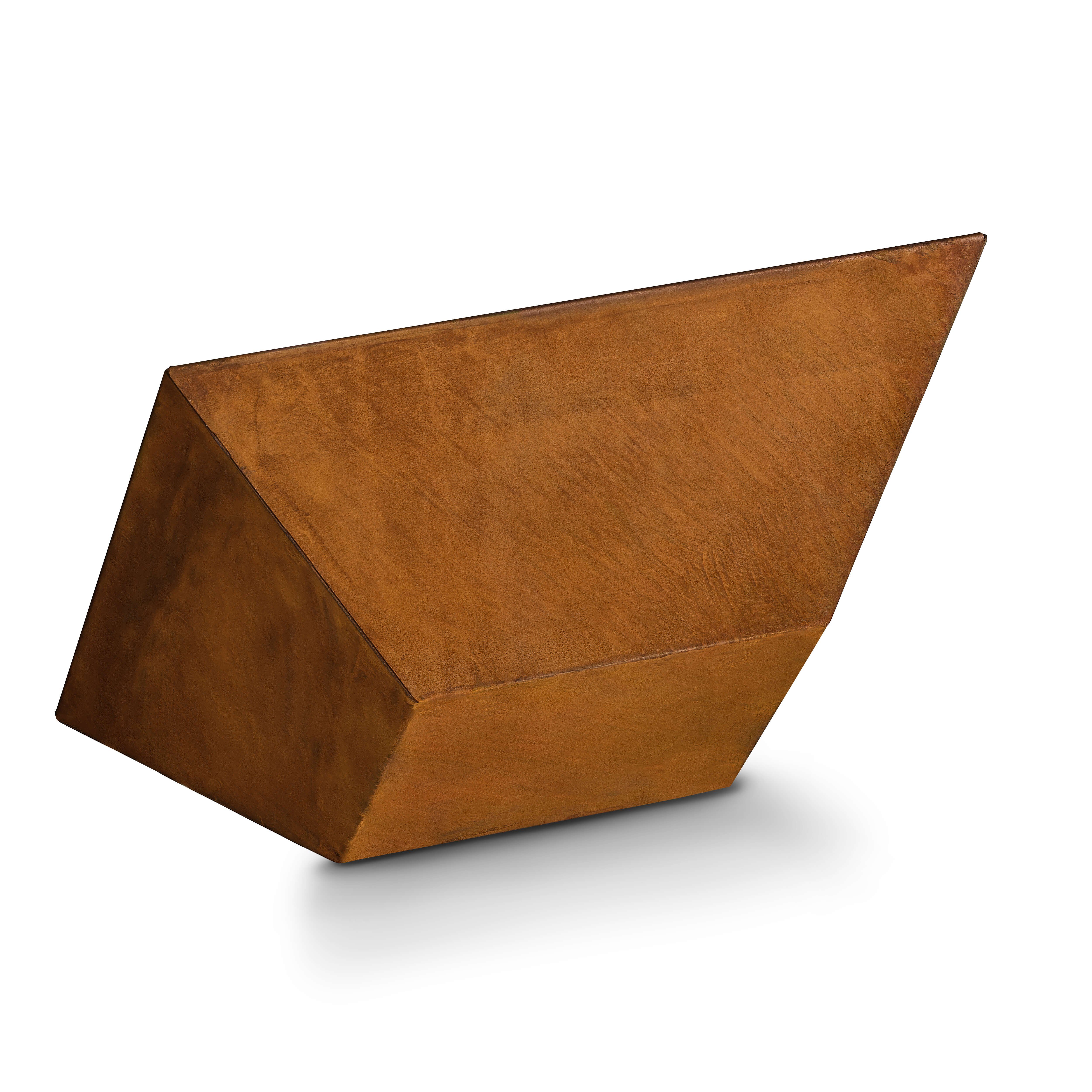 Rostikal Pflanzschale Gartendeko Blumenschale 40 x 40 cm (1 St), echter Rost