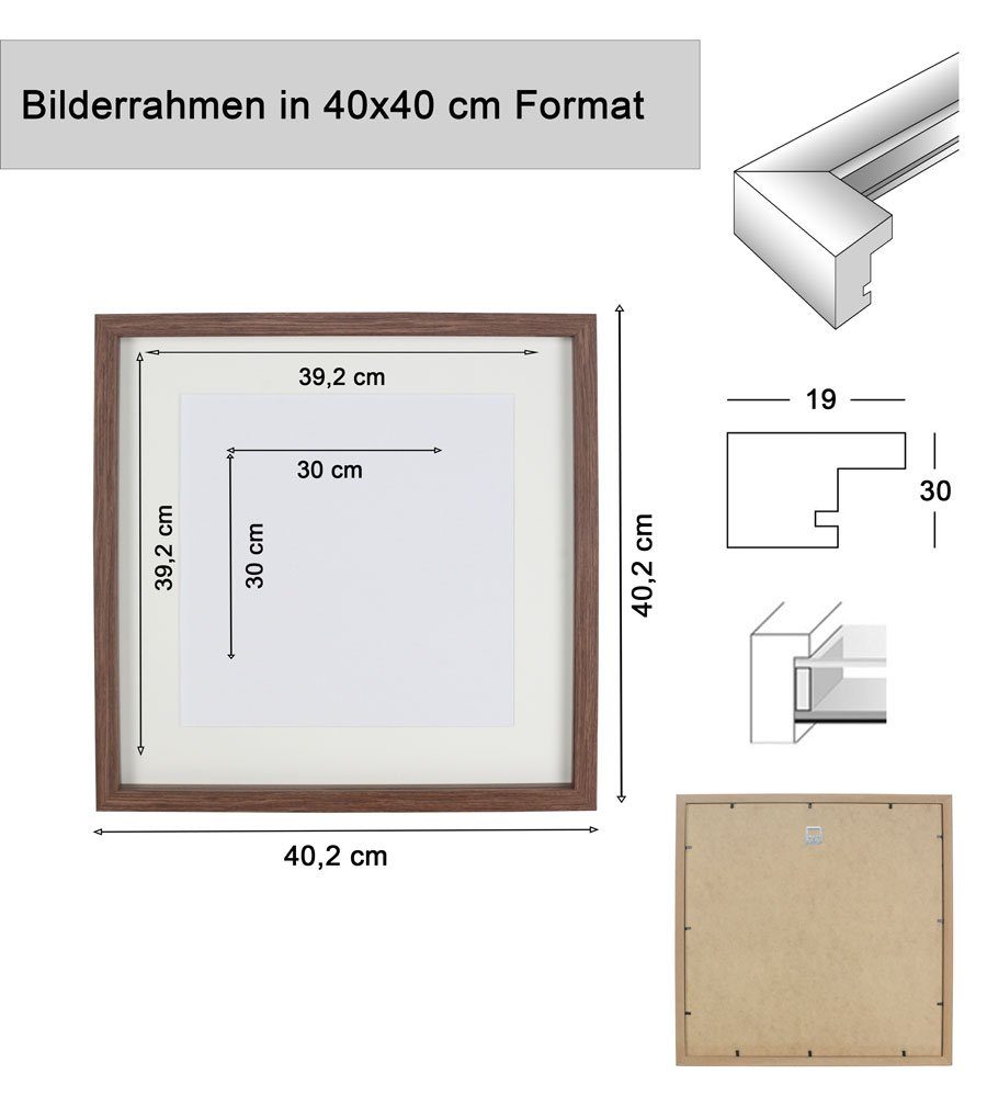 IDEAL TREND Bilderrahmen 3D Objektrahmen Holz günstig online kaufen