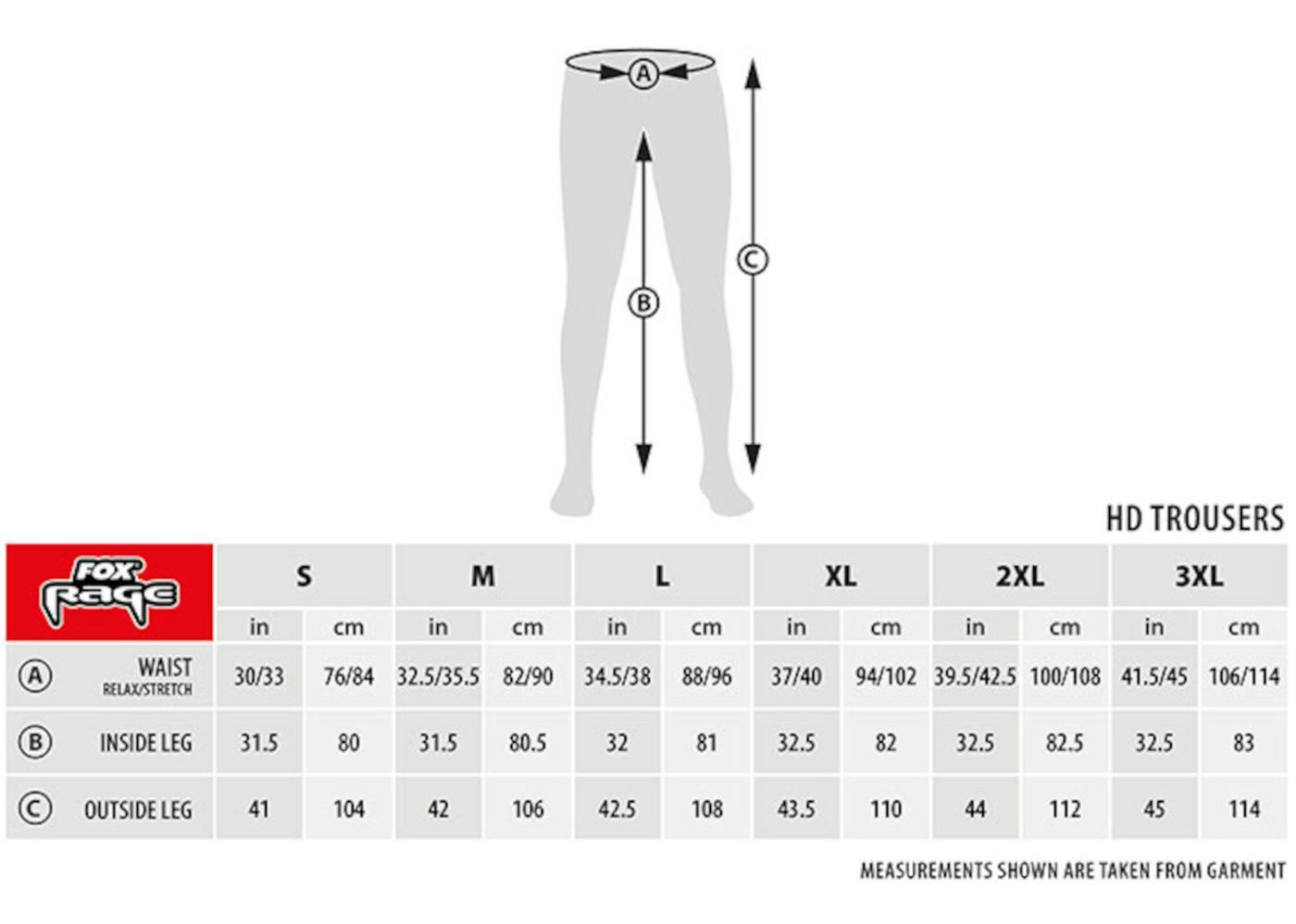 Fox Rage Cargohose Fox Rage HD Trouser - Angelhose