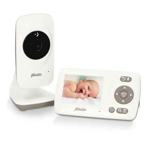 Alecto Video-Babyphone mit 2.4 Farbdisplay, 8 Schlaflieder und/oder natürliche Klänge