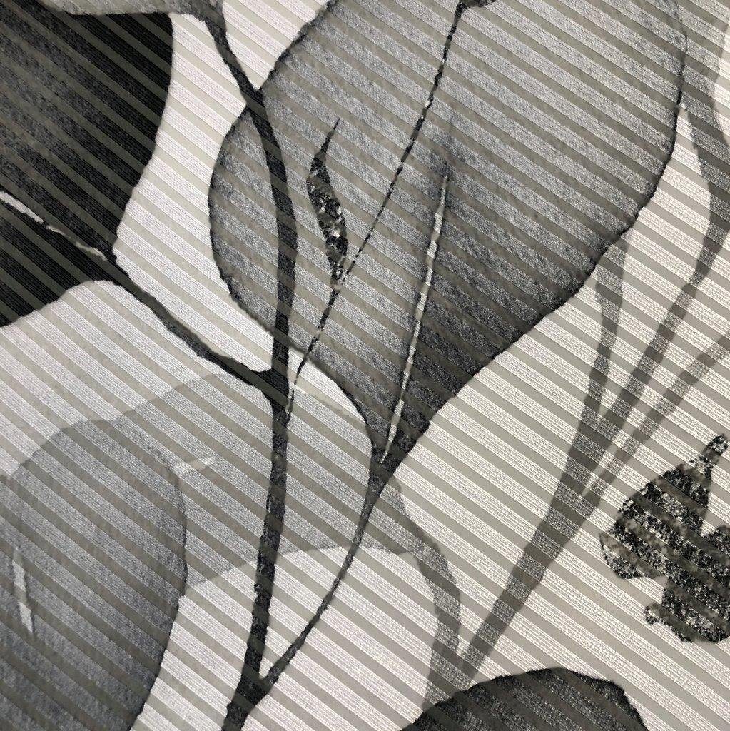 HOME WOHNIDEEN Schiebegardine 84096 ABANIO Schiebegardine rec. Polyester, 245x60 cm, halbtransparent (1 St), Paneelwagen, transparent, Polyester (recycelt) Polyester