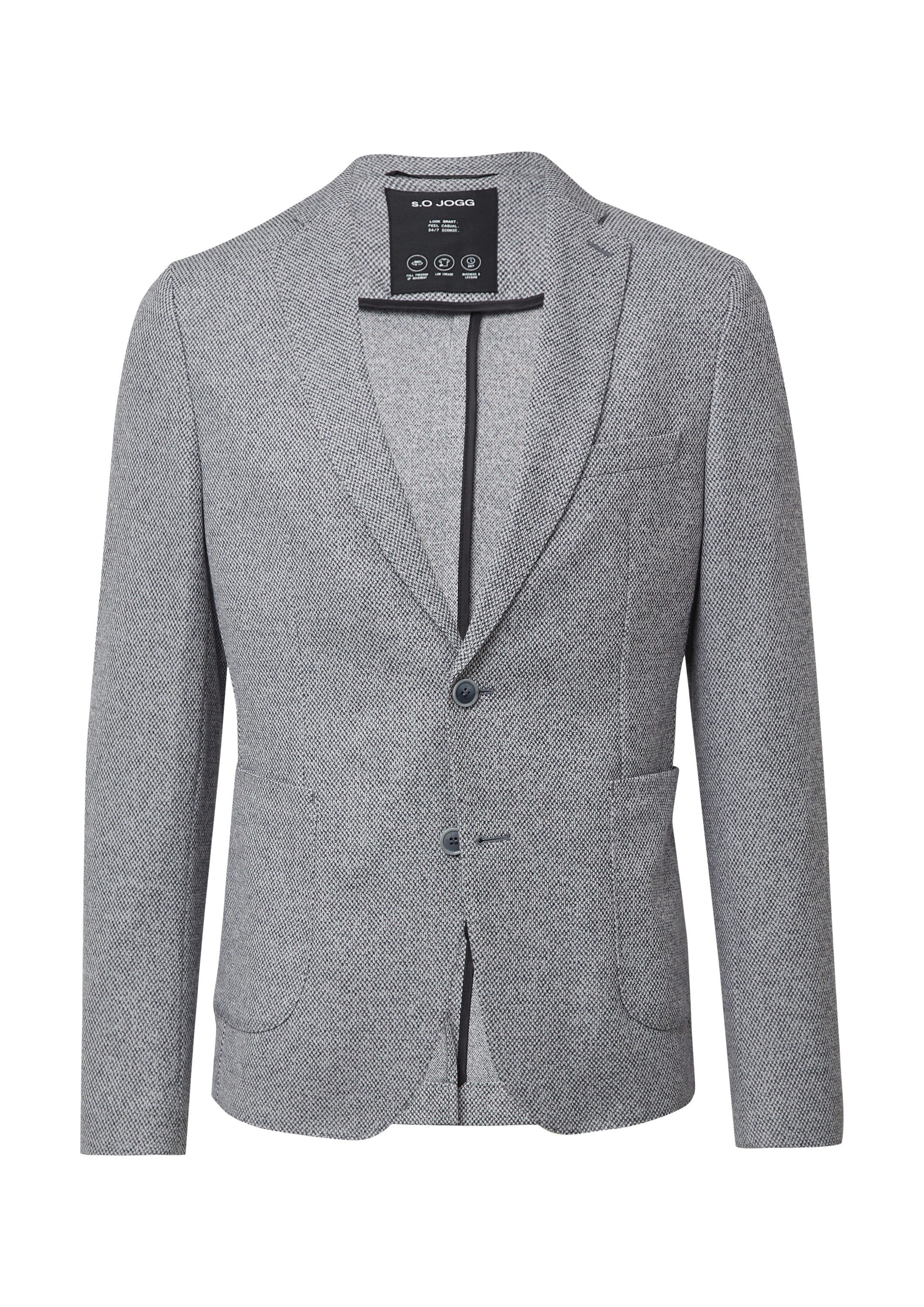s.Oliver Sakko Indoor-Jacke S.OJOGG s.O JOGG: Strukturiertes Sakko aus meli günstig online kaufen