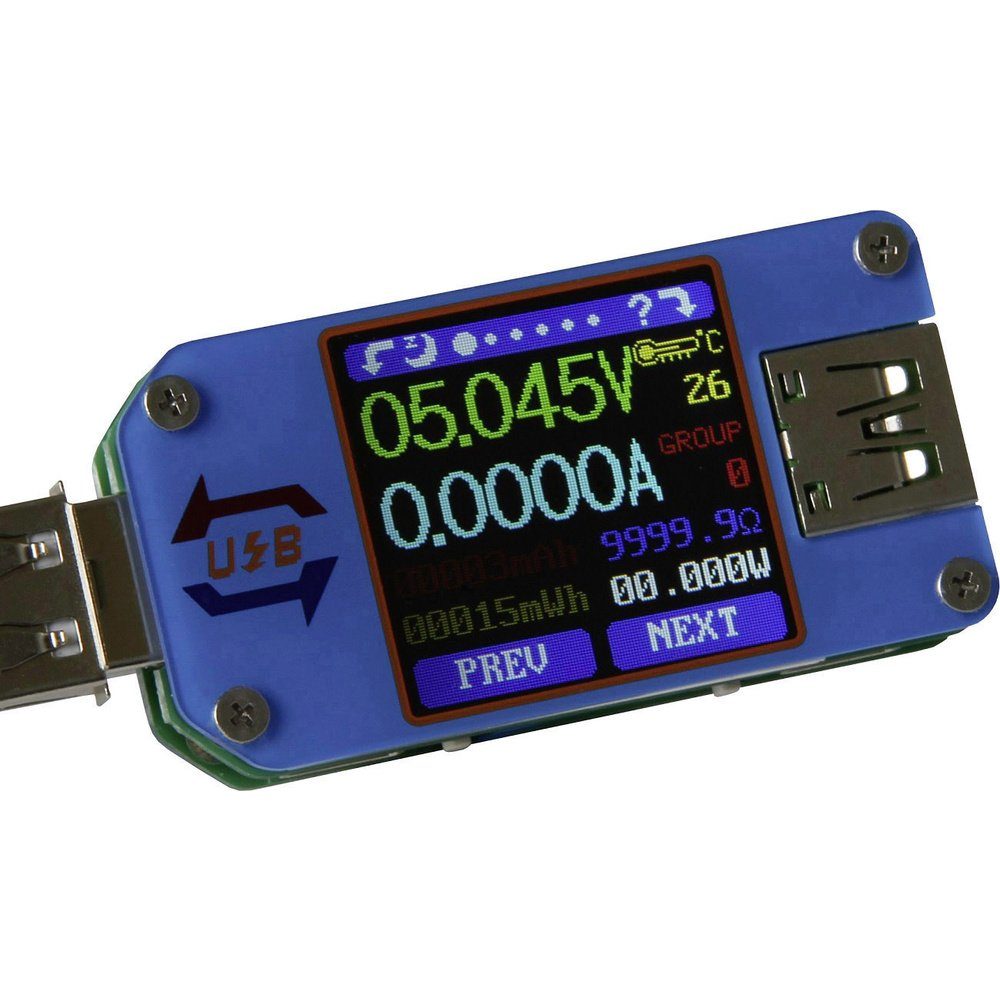 Spannungsprüfer Joy-it JT-UM25C USB Multimeter