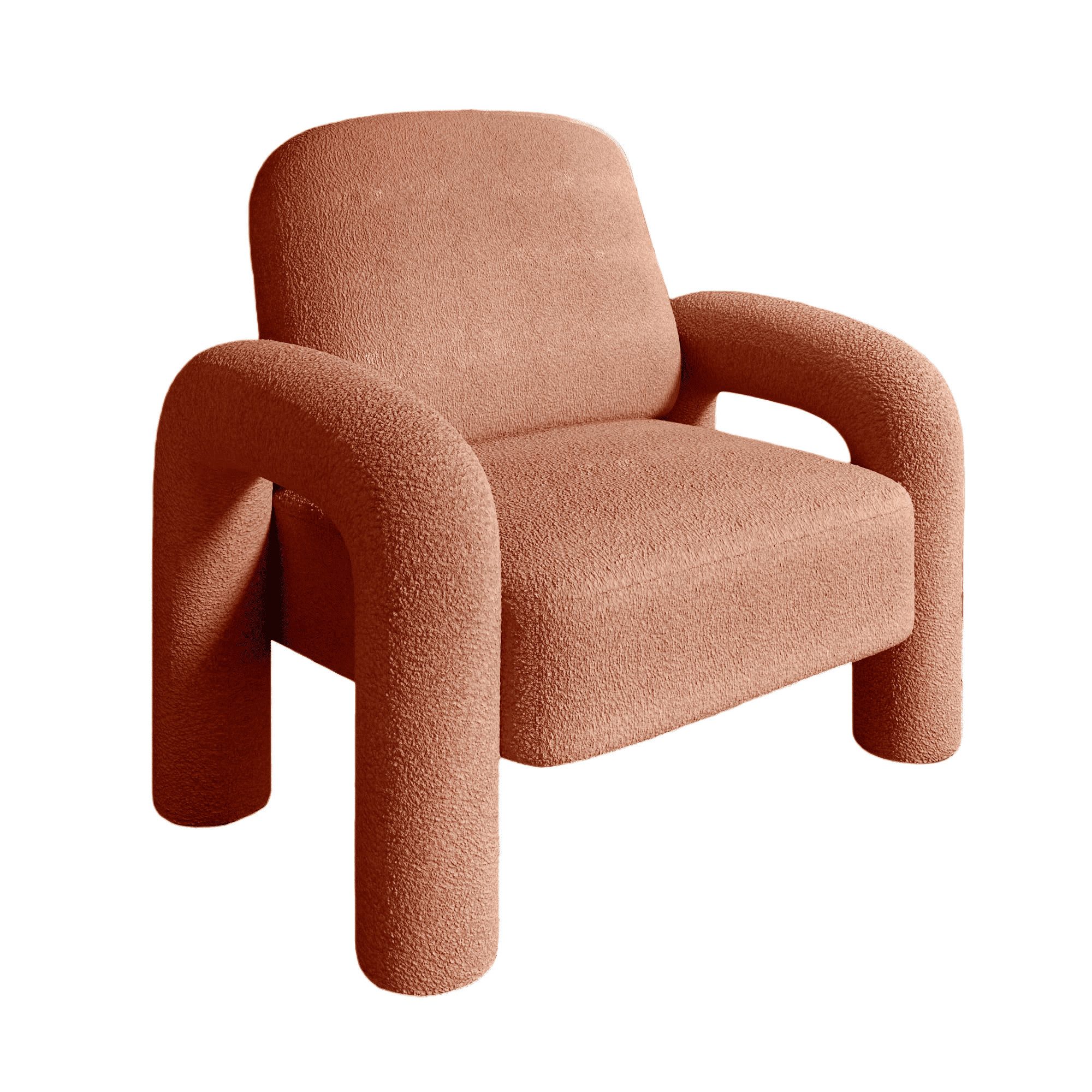 SEYNAR Sessel Moderner Sherpa-Akzent-Sessel, Teddy-Polsterarm-Sofa (1-St), Gemütlicher flauschiger Lesesessel für Wohnzimmer, Schlafzimmer, Ecke