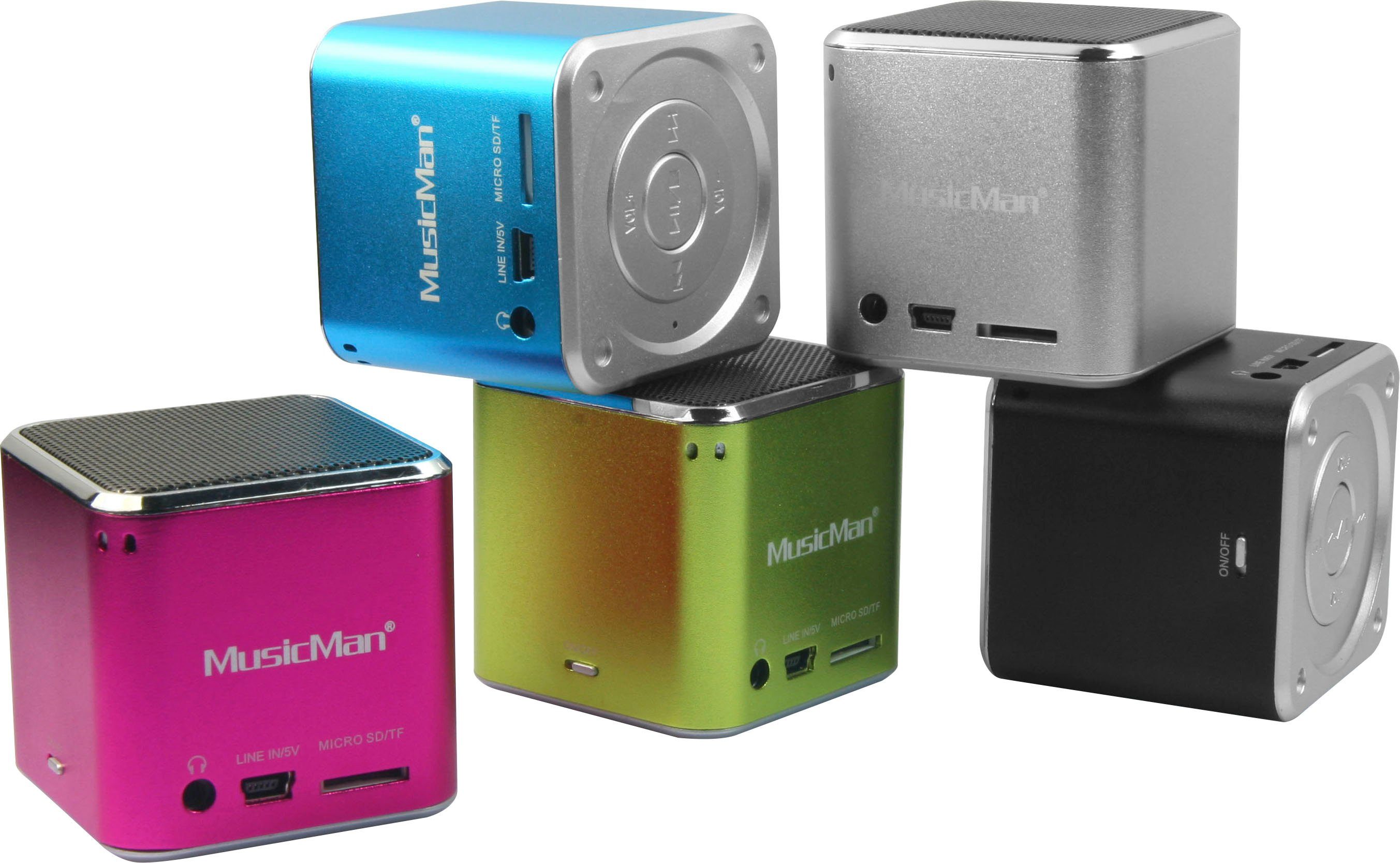 Technaxx BT-X2 Колонкиsystem (Bluetooth, Mini Musicman Wireless Soundstation)