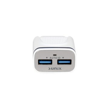 Sunix Sunix 2.1A Schnellladegerät Dual Port 2xUSB + 1.2M Typ-C Kabel Handy-Netzteile