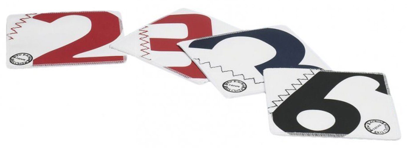 Trend Marine Platzset 4 Tischsets in 4 Farben aus SegelMaterial, trendig und yachtig schick