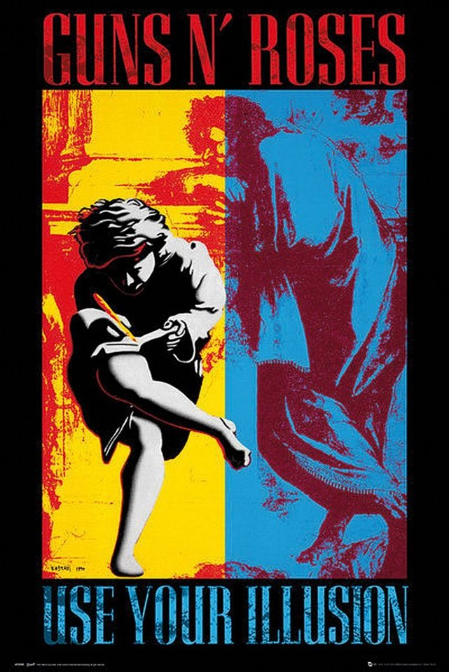 GB eye Poster Guns N\' Roses Poster Use your Illusion 61 x 91,5 cm