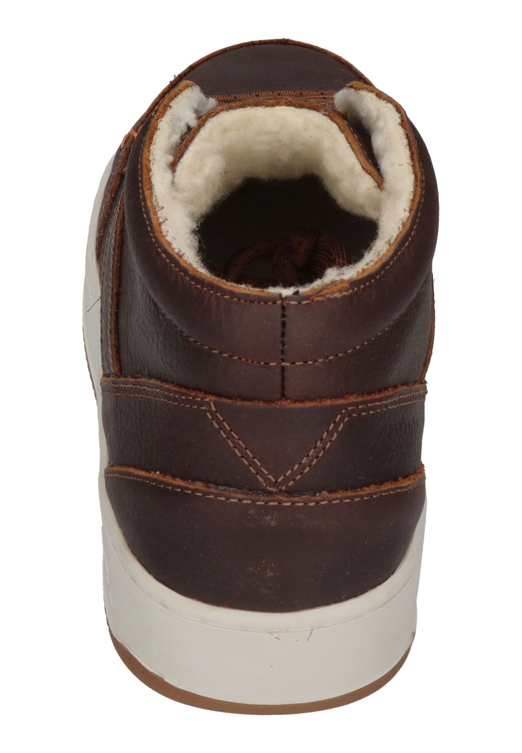 HUB KINGSTON 2.1 WOOL Sneaker Cognac Off White Dark Gum