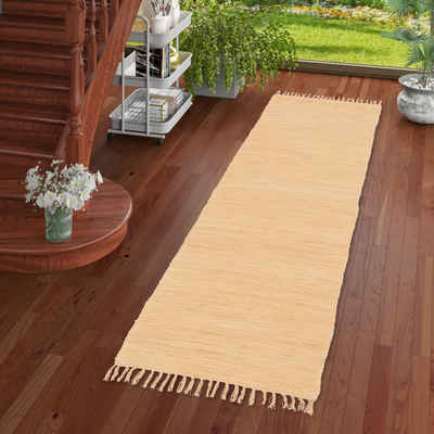 Läufer Baumwolle Natur Teppich Läufer Jolly Cotton, Pergamon, Rechteckig, Höhe: 5 mm