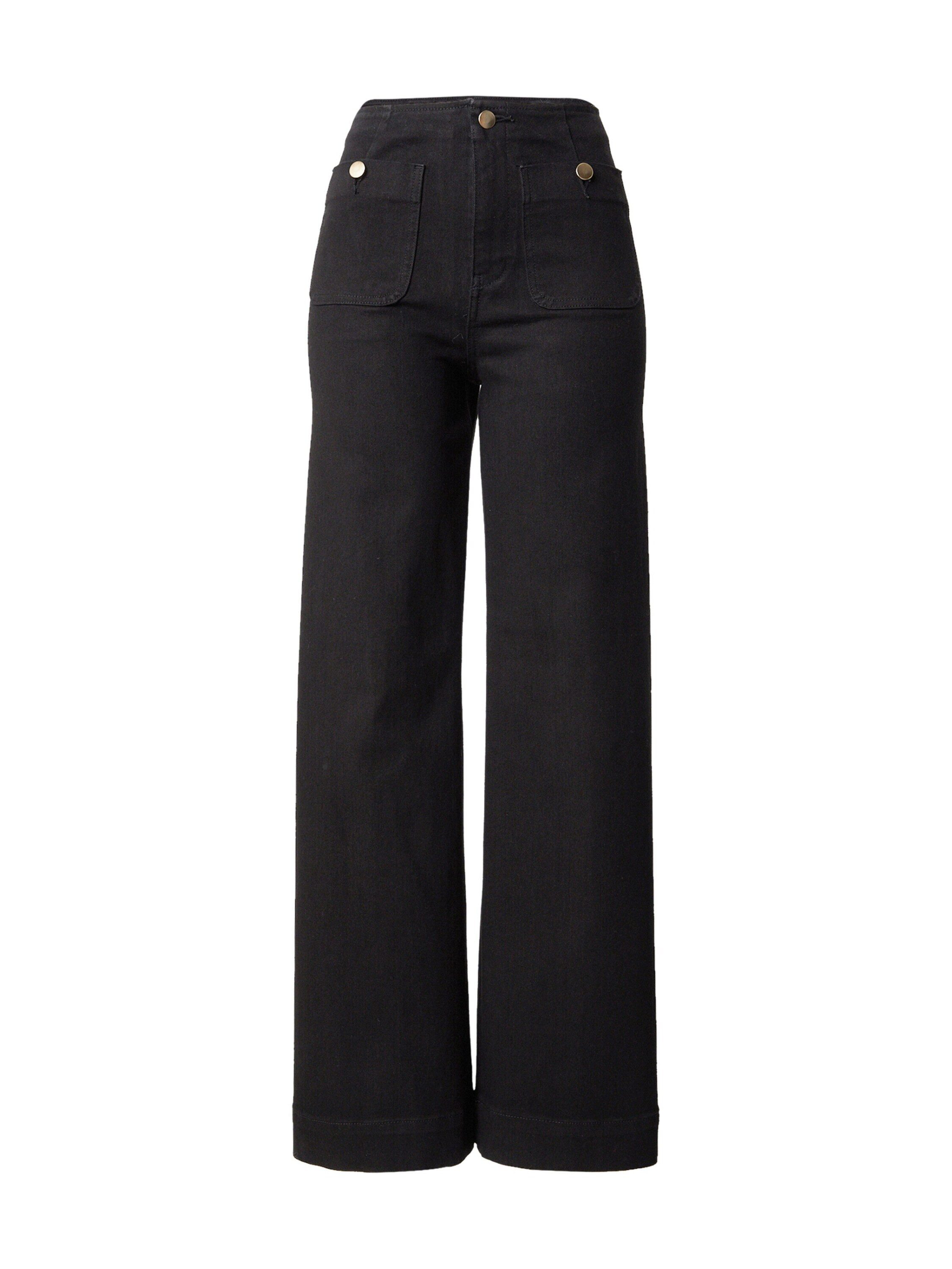 ONLY Weite Jeans ONLMadeline (1-tlg) Plain/ohne Details – Bild 4 von 5