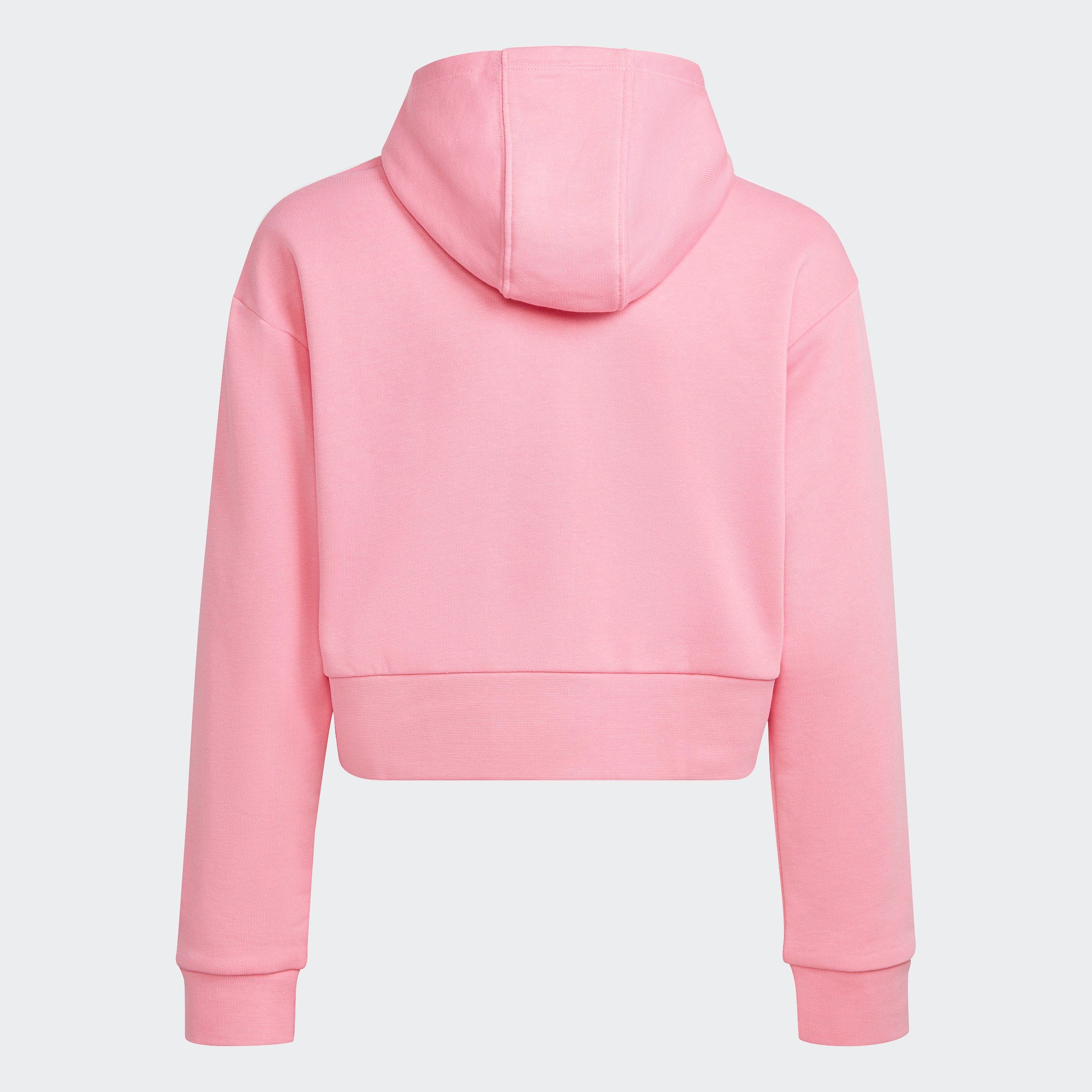 adidas Originals Sweatshirt ADICOLOR Pink HOODIE CROPPED Bliss