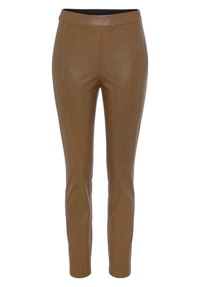 BOSS ORANGE Leggings C_Taslimah Premium Damenmode mit seitlichem Reißverschluss