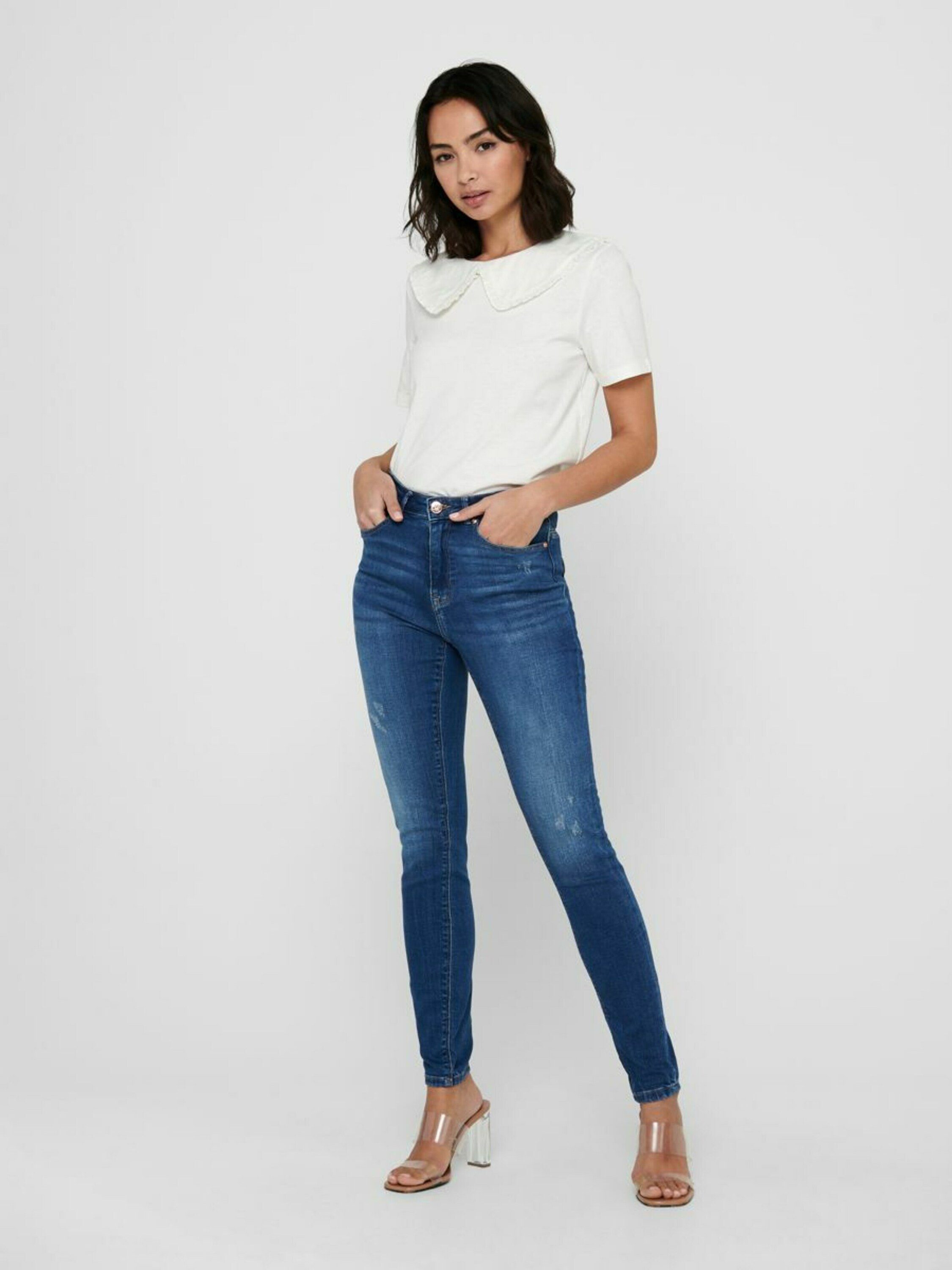 ONLY Skinny-fit-Jeans ONLFPAOLA (1-tlg) Plain/ohne Details