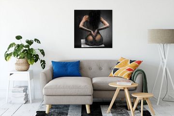 Pixxprint Leinwandbild Nackte Frau, Nackte Frau (1 St), Leinwandbild fertig bespannt, inkl. Zackenaufhänger