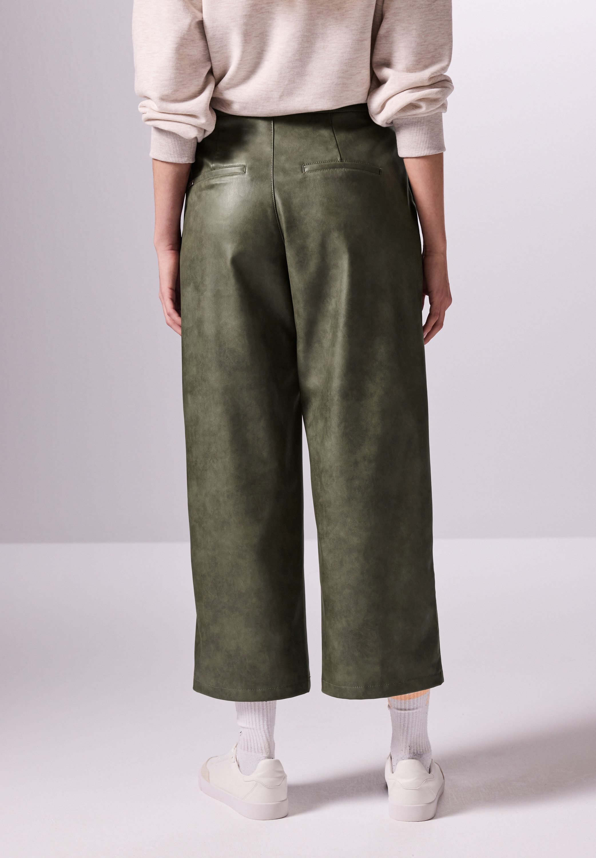 STREET ONE Lederimitathose in Leder-Optik günstig online kaufen