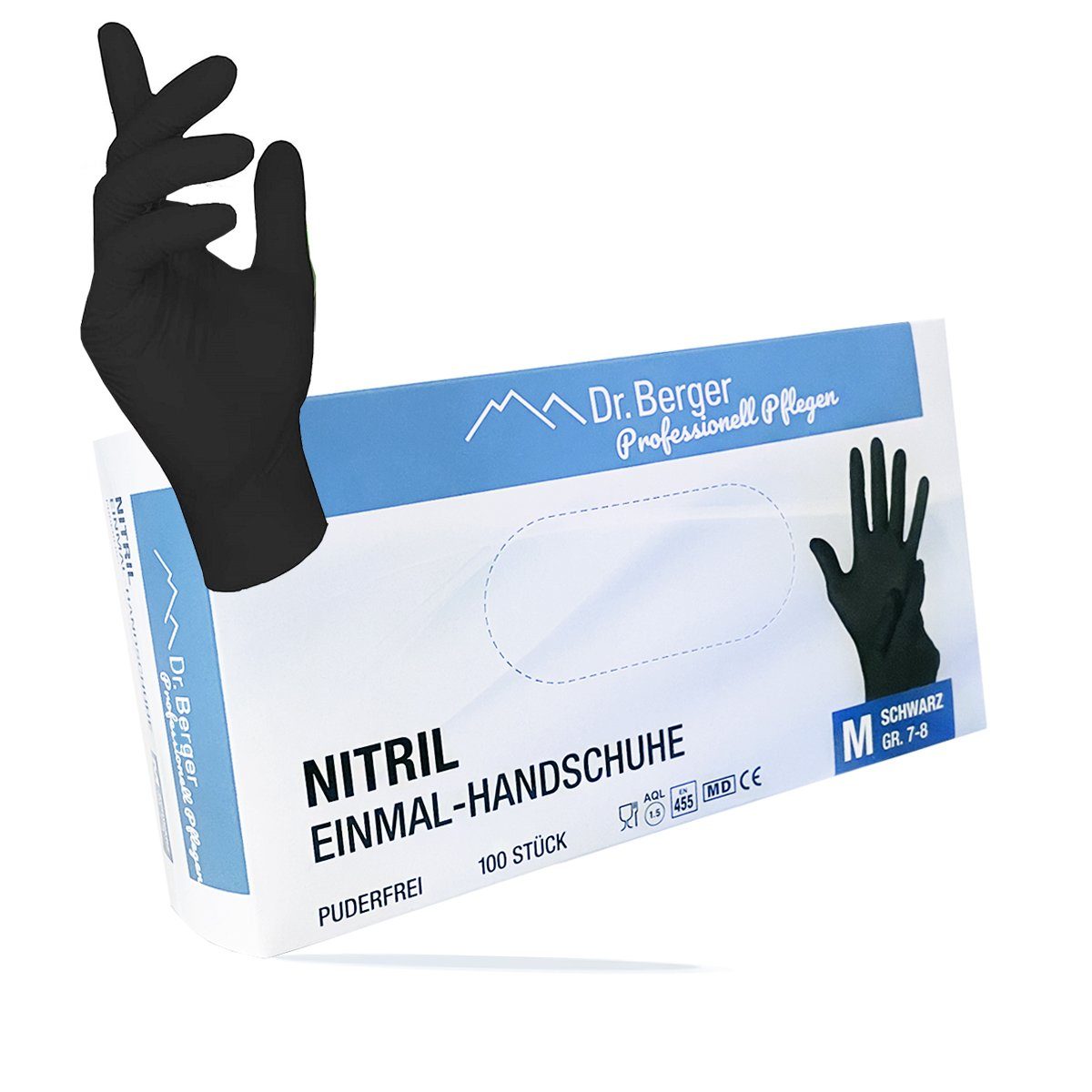 Dr. Berger Einweghandschuhe Nitril Einmalhandschuhe latex- und puderfrei Sc günstig online kaufen