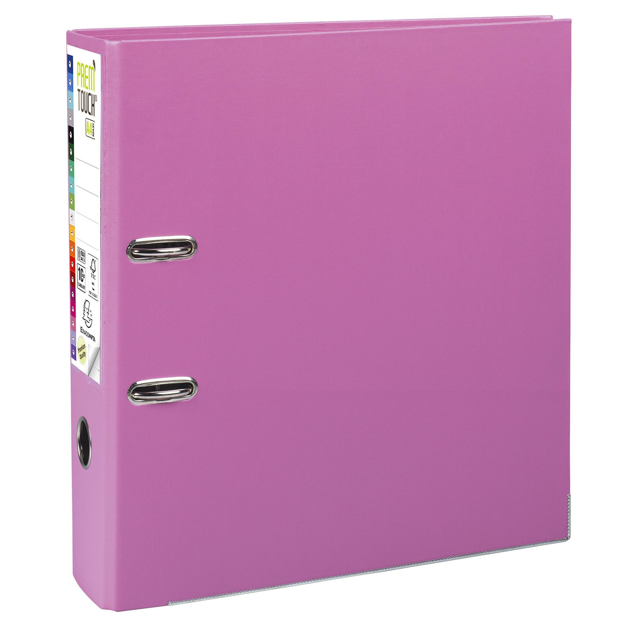 EXACOMPTA Aktenordner Exacompta Ordner Prem'Touch 80mm PP Rosa