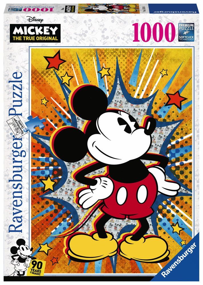 Ravensburger Пазлы 1000 Teile Ravensburger Пазлы Disney Retro Mickey 15391, 1000 Пазлыteile