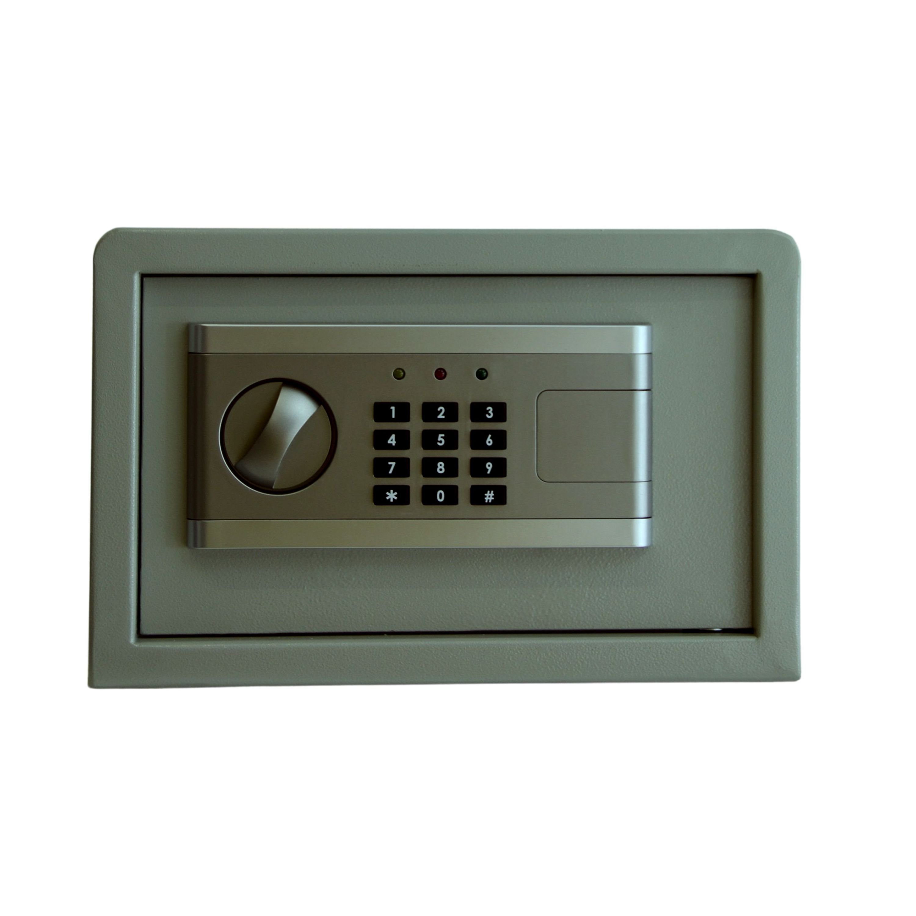 Tresor Safe Elektronischer Möbeltresor Wandtresor S - C1 silber