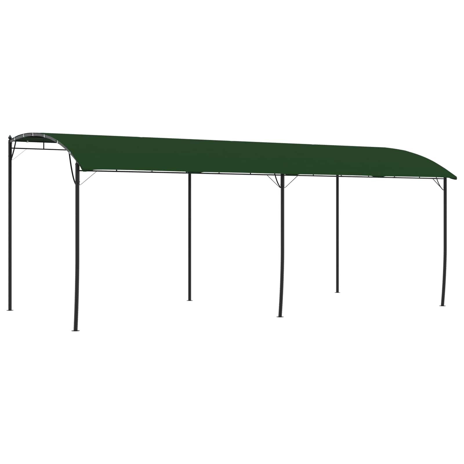 Partyzelt Pavillon 6 x 3 x 2,55 m Grün