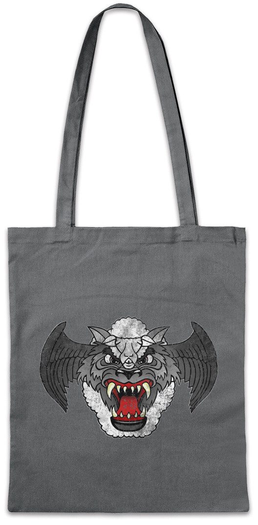 Urban Backwoods Beuteltasche Airwolf Patch Stofftasche Zeichen Sign Logo Uniform Abzeichen Air Wolf (1-tlg), Bell-222 Helikopter Helicopter Huckleberry
