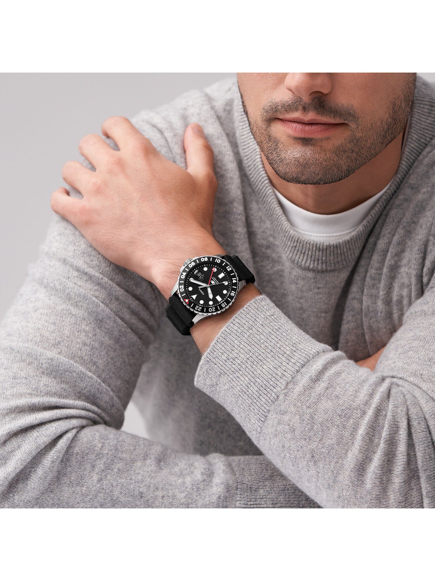 Fossil Quarzuhr Fossil Herren-Uhren Analog Quarz