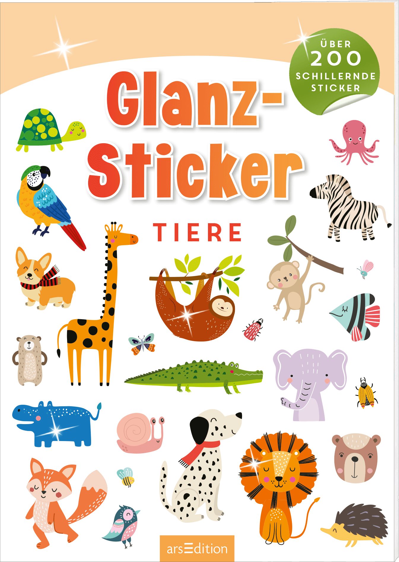 Ars Edition Sticker Glanz-Sticker – Tiere