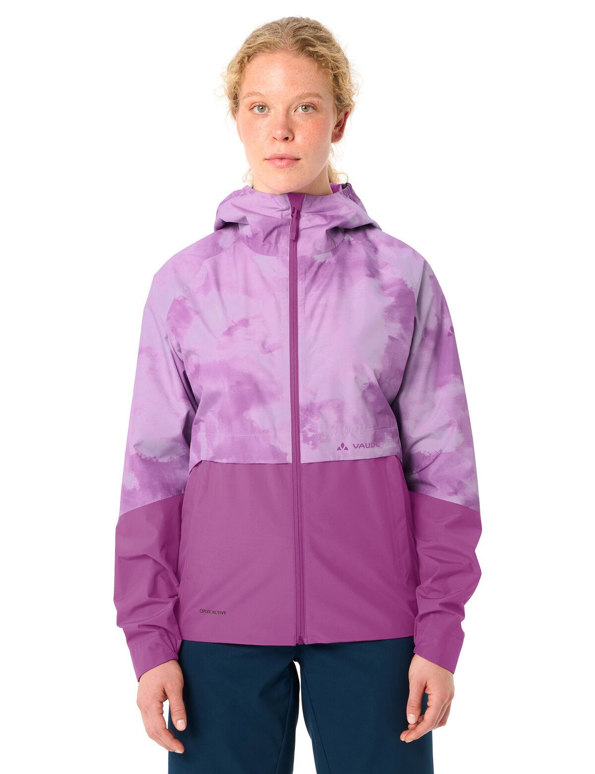 VAUDE Fahrradjacke Jacken Women's Loamer Rain Jacket (1-St) vielseitig einsetzbare Regenjacke, leicht und kompakt