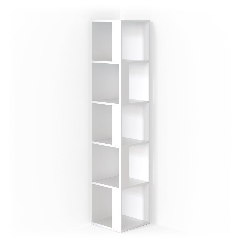Vicco Eckregal Lio, Weiß, 33.3 x 162.2 cm günstig online kaufen