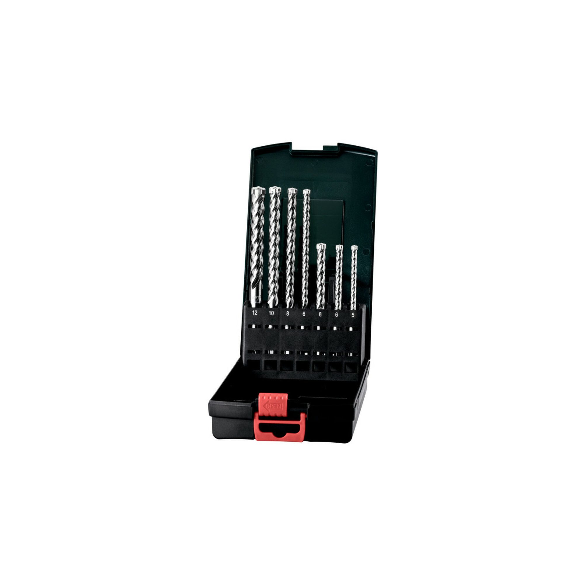 metabo Holzbohrer Metabo SDS-plus Pro 4 Premium-Bohrersatz 7-teilig