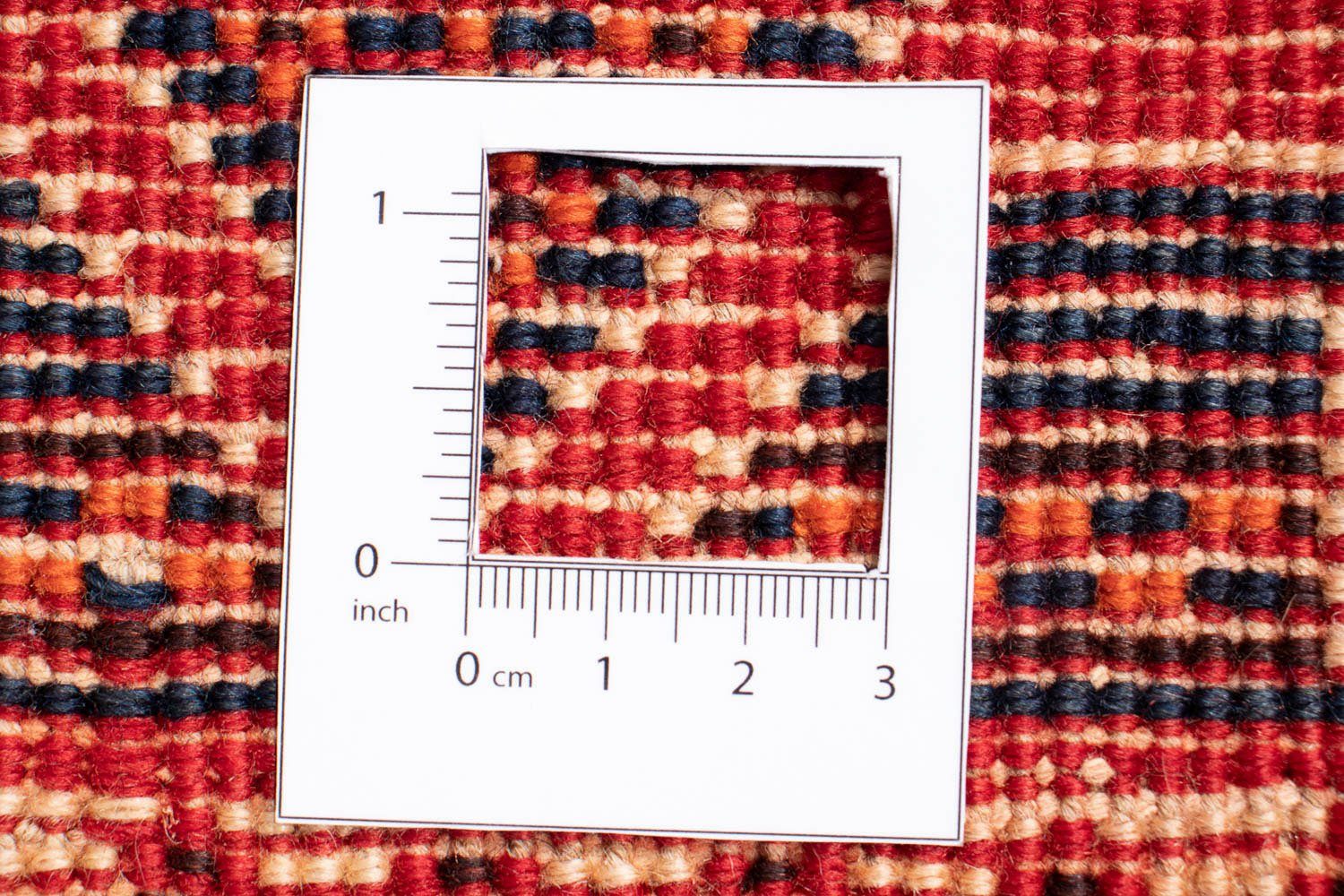 Orientteppich Perser - Zertifikat Einzelstück Handgeknüpft, - rechteckig, 289 Nomadic 199 Höhe: Wohnzimmer, x cm morgenland, 10 mm, - mit dunkelrot
