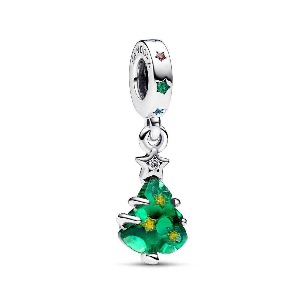 Bead Weihnachtsbaum PANDORA Charm-Anhänger Moments, 925er Silber
